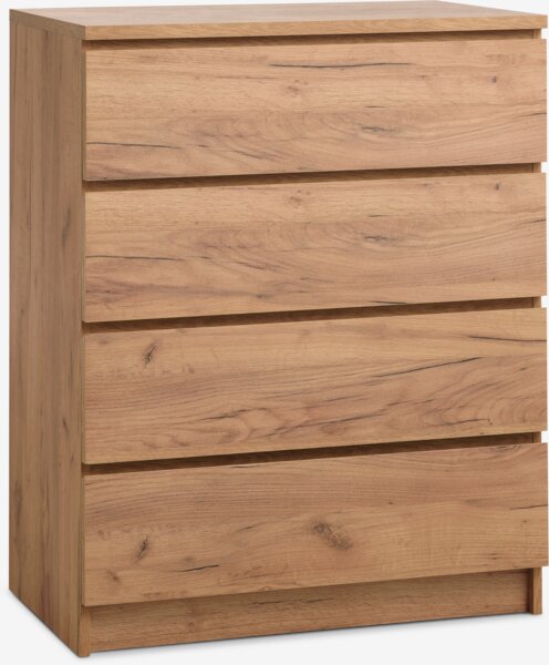 4 drawer chest LIMFJORDEN natural oak colour