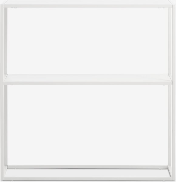 Avlastningsbord VIRUM 26x80 m/hylla vit