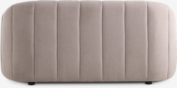 Sofa HUNDIGE 2-Sitzer Stoff beige