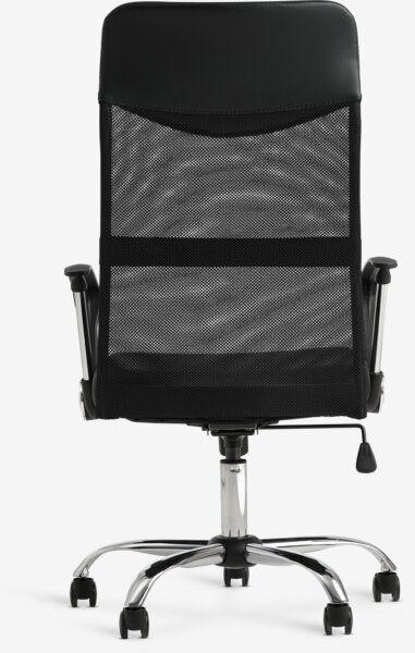 Silla de oficina BILLUM malla negro
