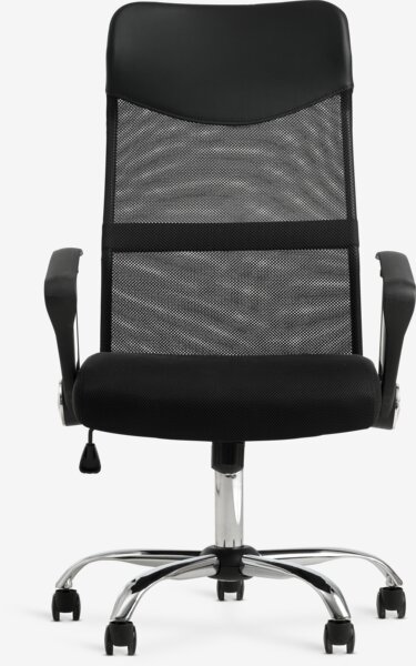 Silla de oficina BILLUM malla negro