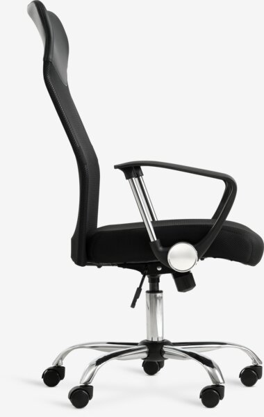 Silla de oficina BILLUM malla negro