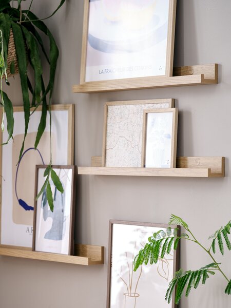 Picture ledge AVNEDE 60x7 oak colour