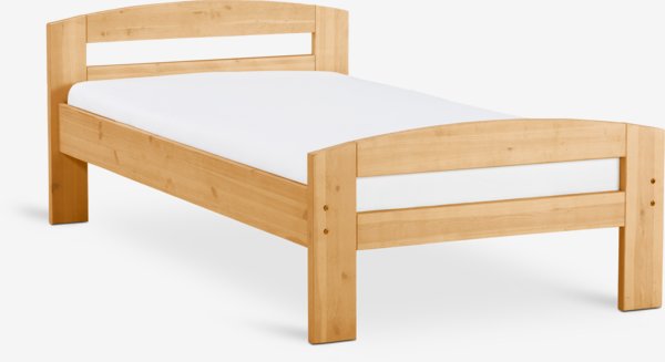 Struttura letto RAMMESKOV 90x200 pino verniciato a mordente