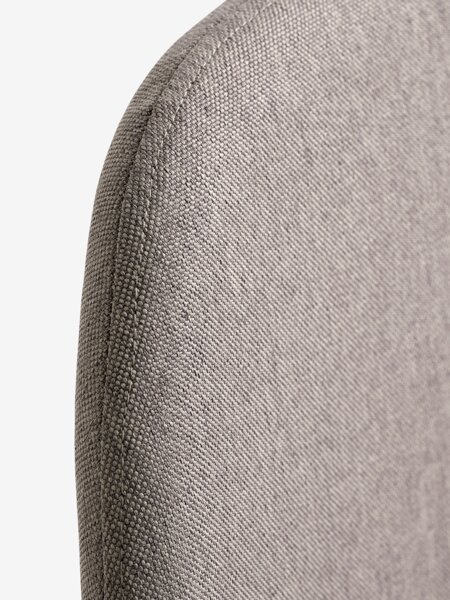 Sedia TINGLEV tessuto grigio/color rovere