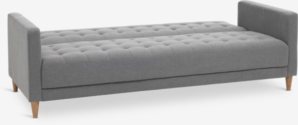 Sofa bed FALSLEV grey fabric