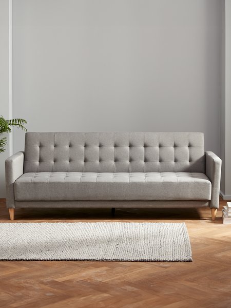 Sofa bed FALSLEV grey fabric