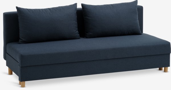 Sofa bed NORSMINDE blue fabric