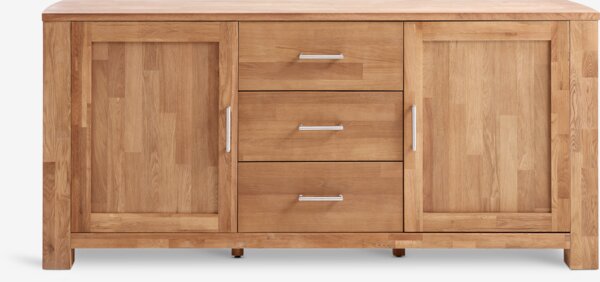 Sideboard OLDE 2 Türen 3 Schubladen Eiche