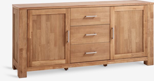 Credenza OLDE 2 ante 3 cassetti rovere