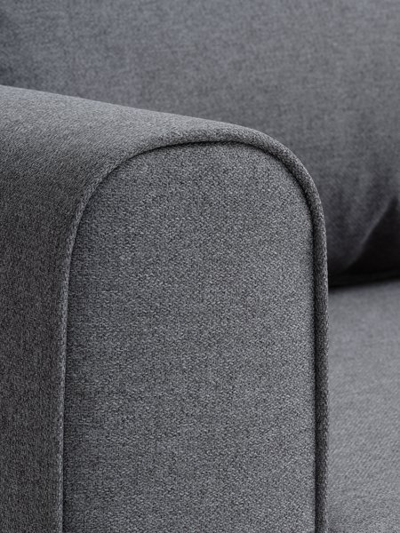 Poltrona letto SKILLEBEKK tessuto grigio scuro