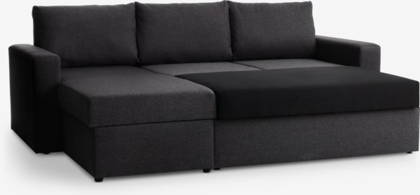 Garnitura sa lenjivcem MARSLEV tamno siva