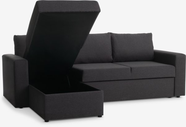 Garnitura sa lenjivcem MARSLEV tamno siva