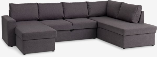 Eck-Schlafsofa MARSLEV dunkelgrau