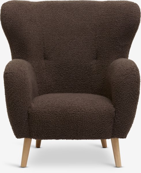 Armchair VILDSUND brown