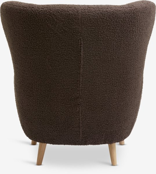 Armchair VILDSUND brown