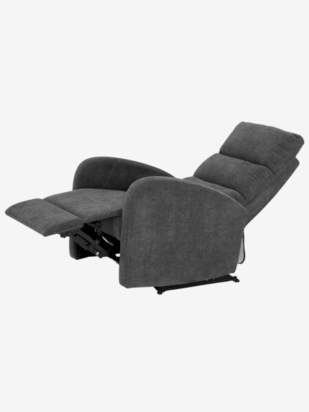 Recliner NAKSKOV dark grey fabric