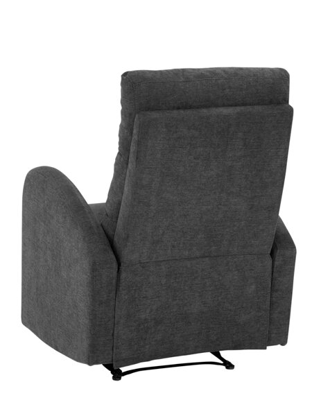 Recliner NAKSKOV dark grey fabric