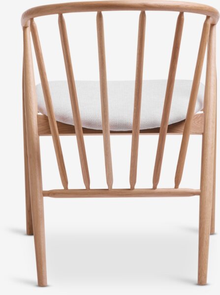 Dining chair ARNBORG oak/off-white