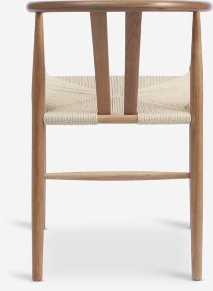 Dining chair GUDERUP oak/natural