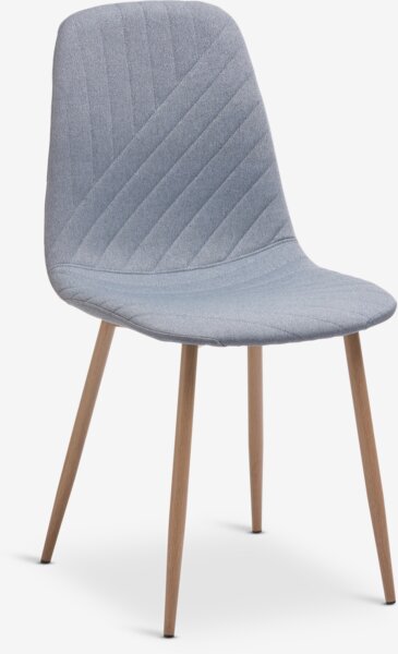 Chaise JONSTRUP bleu clair/chêne