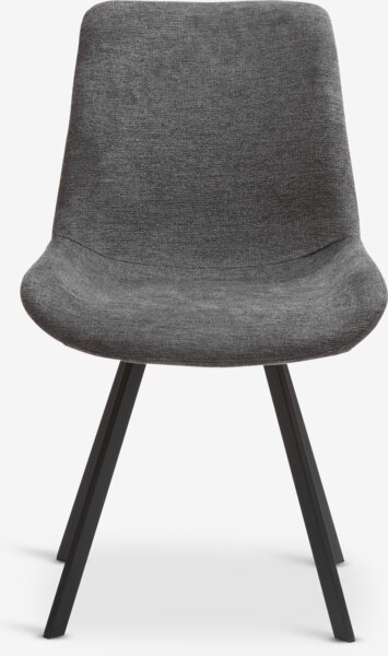 Dining chair HYGUM swivel grey/black