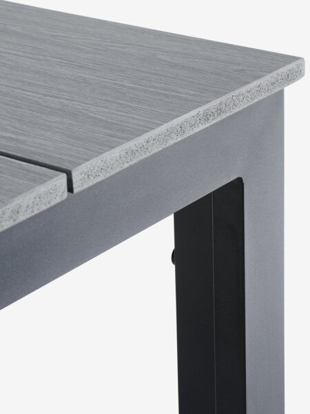 MARIELYST L150 stol siva + 4 INGSTRUP stolice crna