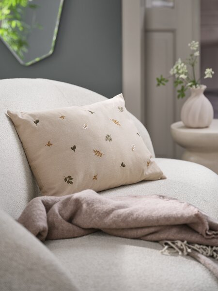 Cushion HORTENCIA 35x50 Sand/Green
