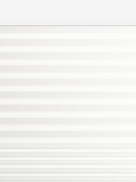 Plisségardin SLOTSHOLMEN 100x130cm hvit