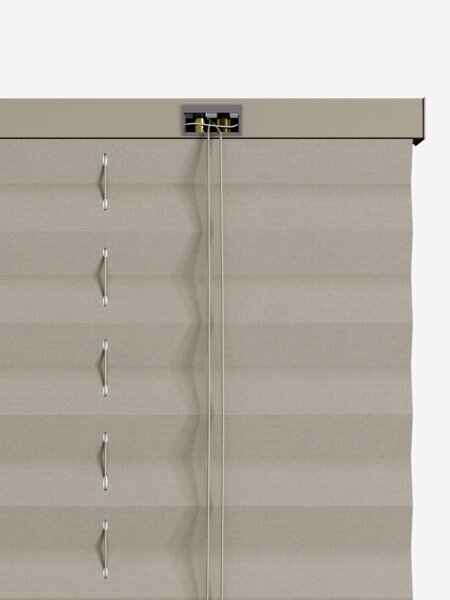 Plisségardin SLOTSHOLMEN 130x130cm sand