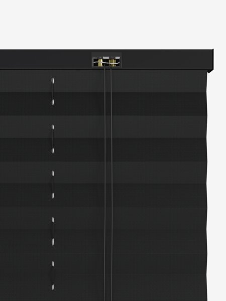 Plisségardin SLOTSHOLMEN 90x210 cm sort