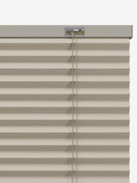 Plisségardin mørklægning LOSNA 130x130cm lysegrå