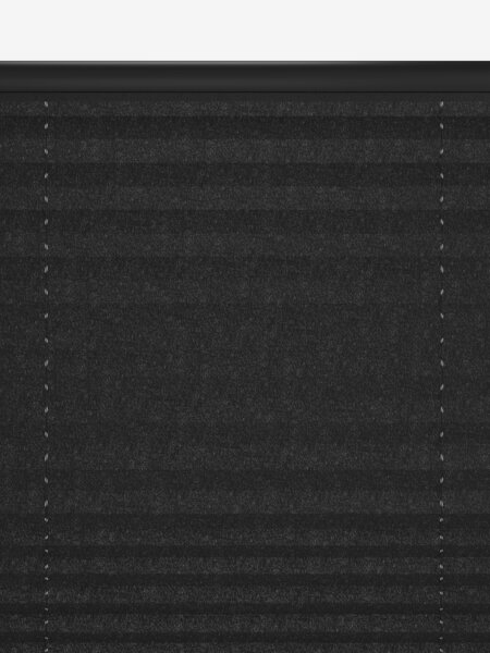 Plisségardin ENDELAVE 110x160cm svart trådløs