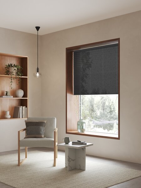 Plisségardin ENDELAVE 120x160cm grå trådløs