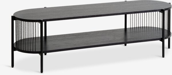 TV bench SNESLEV 1 shelf black