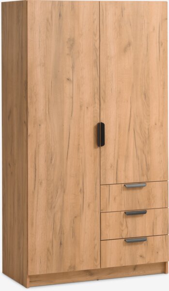 Wardrobe JENSLEV 96x176 oak