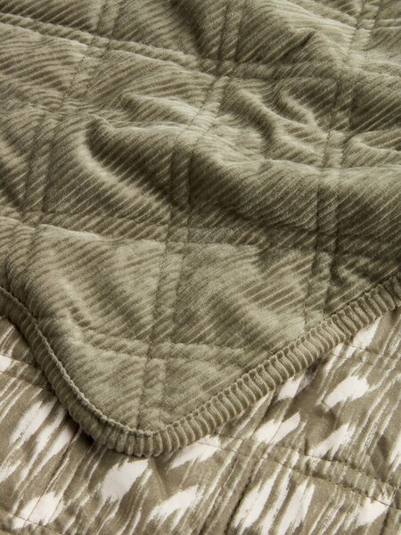 Copriletto VILLMORELL 220x240 cm verde/bianco
