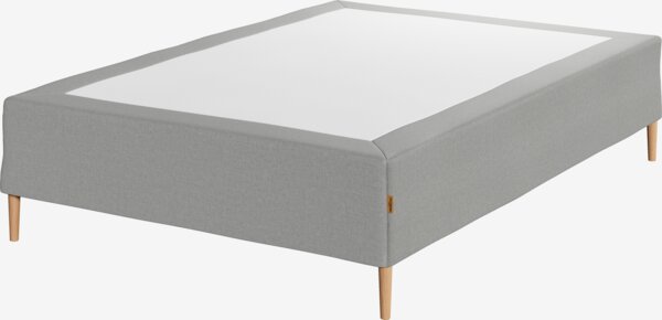 Resårbotten 140x200cm MJELLA grå-23 fast