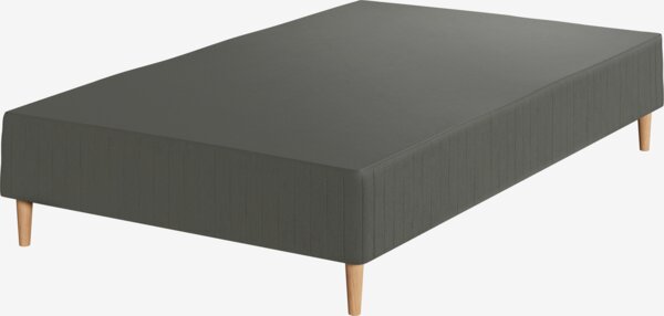 Boxmadras 120x200cm FJELNA sort-06 Fast