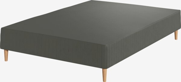 Boxmadras 140x200cm FJELNA sort-06 Fast
