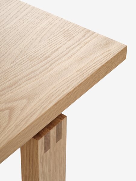 MEJLSKOV L180 table natural oak + 4 ADSLEV grey velvet