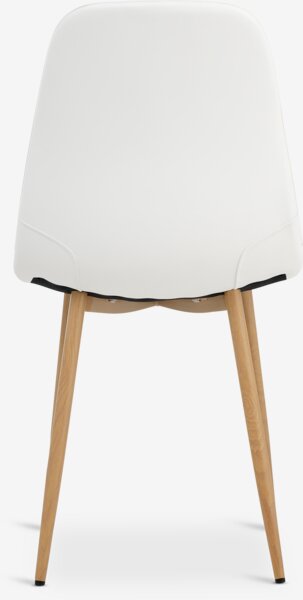 Dining chair JONSTRUP white/oak colour