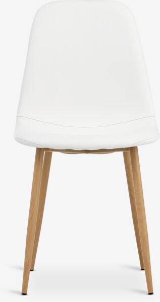 Dining chair JONSTRUP white/oak colour