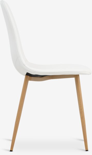Dining chair JONSTRUP white/oak colour