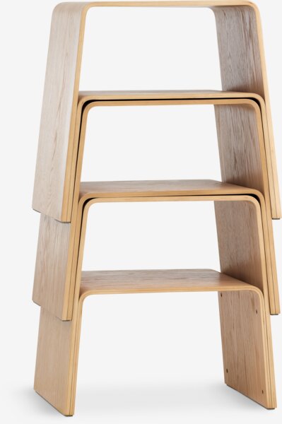 Pedestal VANDEL stackable oak