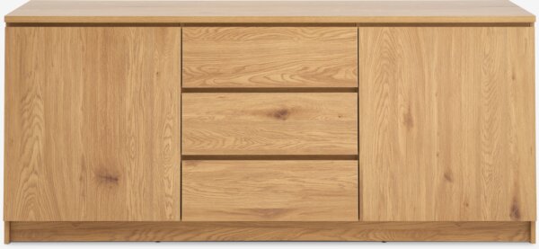 Credenza LIMFJORDEN 2 ante 3 cassetti rovere caldo