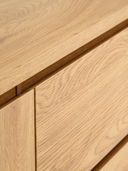Credenza LIMFJORDEN 2 ante 3 cassetti rovere caldo