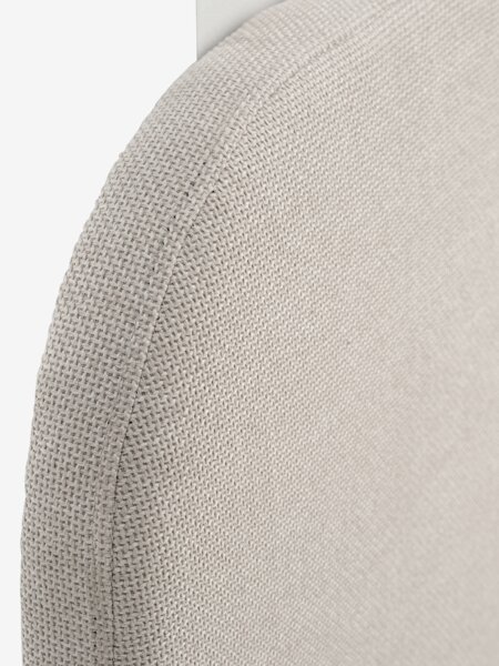 Headboard GREJS 150x48 beige fabric