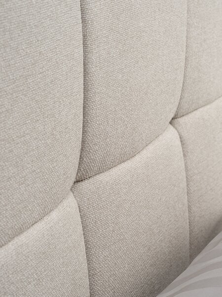 Bettgestell VEMMELEV 120x200 beige Stoff