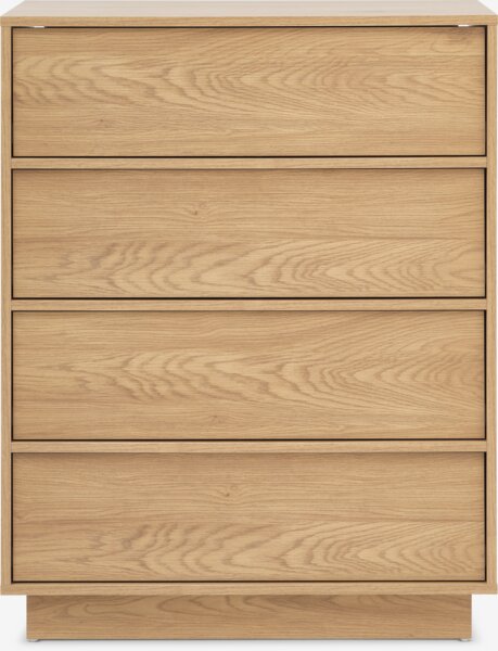 Cassettiera 4 cassetti TRANUM color rovere caldo